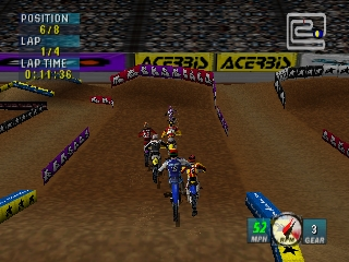 Jeremy McGrath Supercross 2000 (Europe) In game screenshot